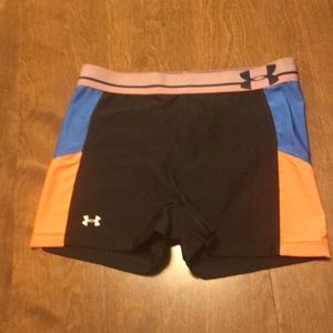 Under armour spandex shorts